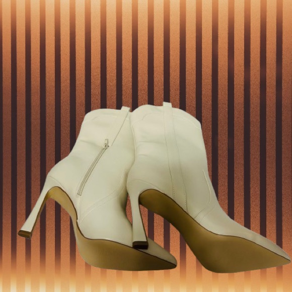 Madden Girl, Women's River Flare Heel Western Dress Booties, Size 10M Color Ecru - Picture 5 of 15